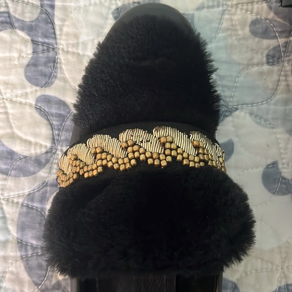 Uma loafers fur toe, size 7 - Picture 5 of 9